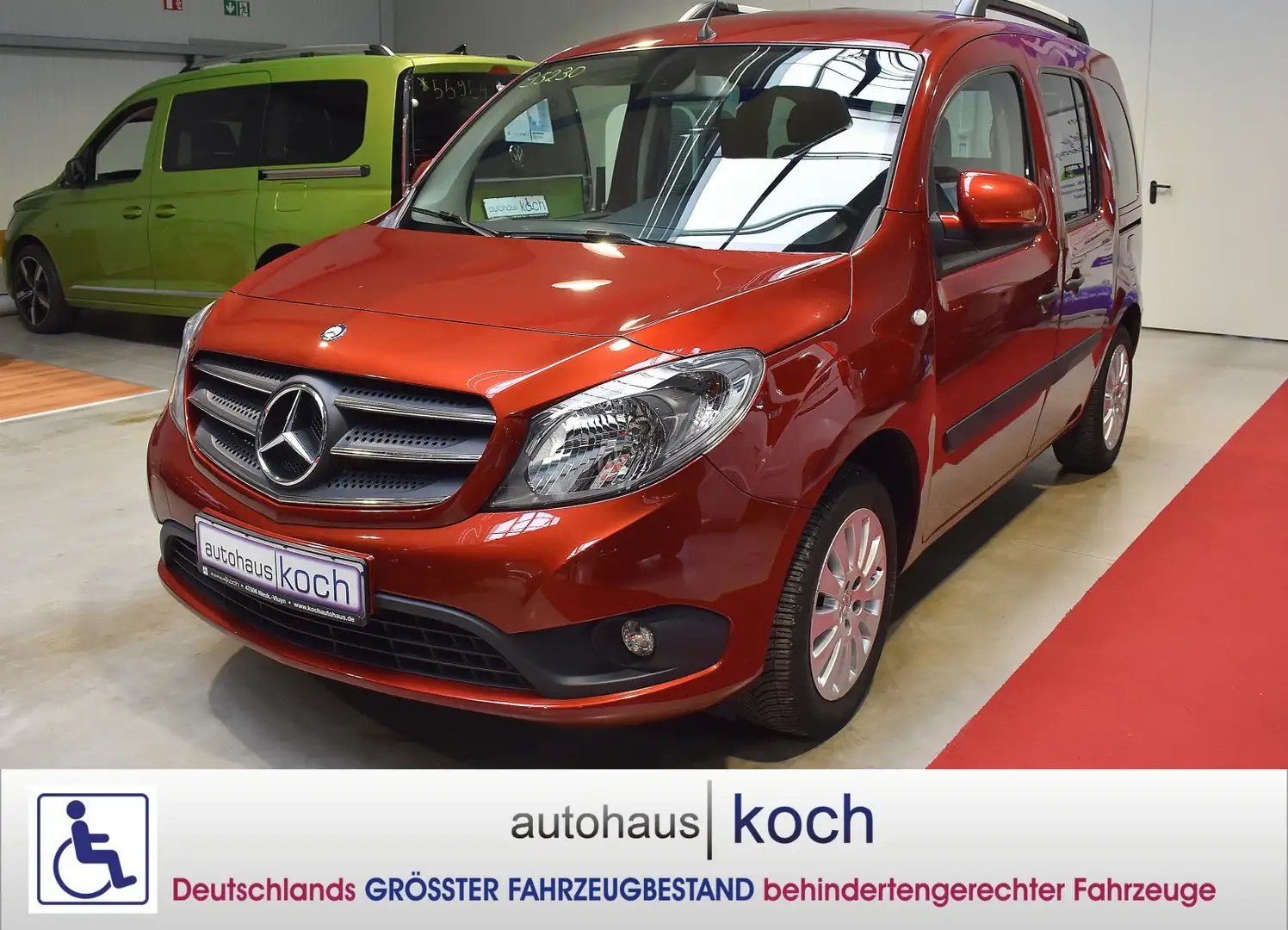Mercedes-Benz Citan 112 EU6 Future-Safe-System rollstuhlgerecht Rood - 1