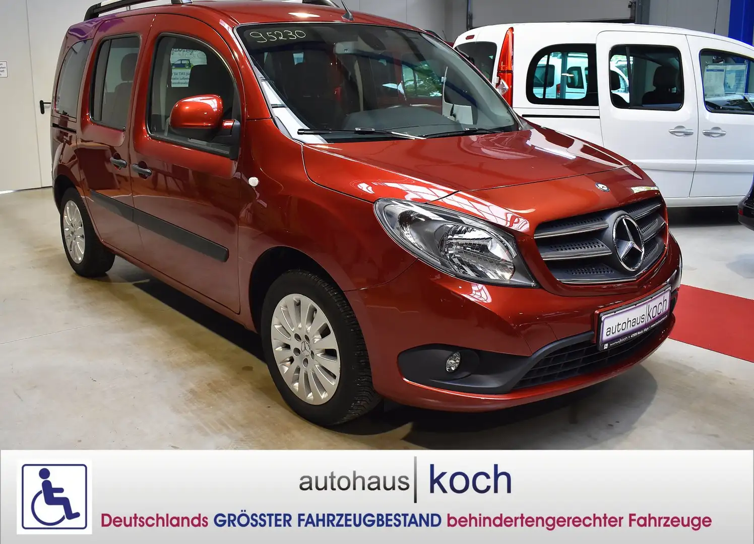 Mercedes-Benz Citan 112 EU6 Future-Safe-System rollstuhlgerecht Rood - 2