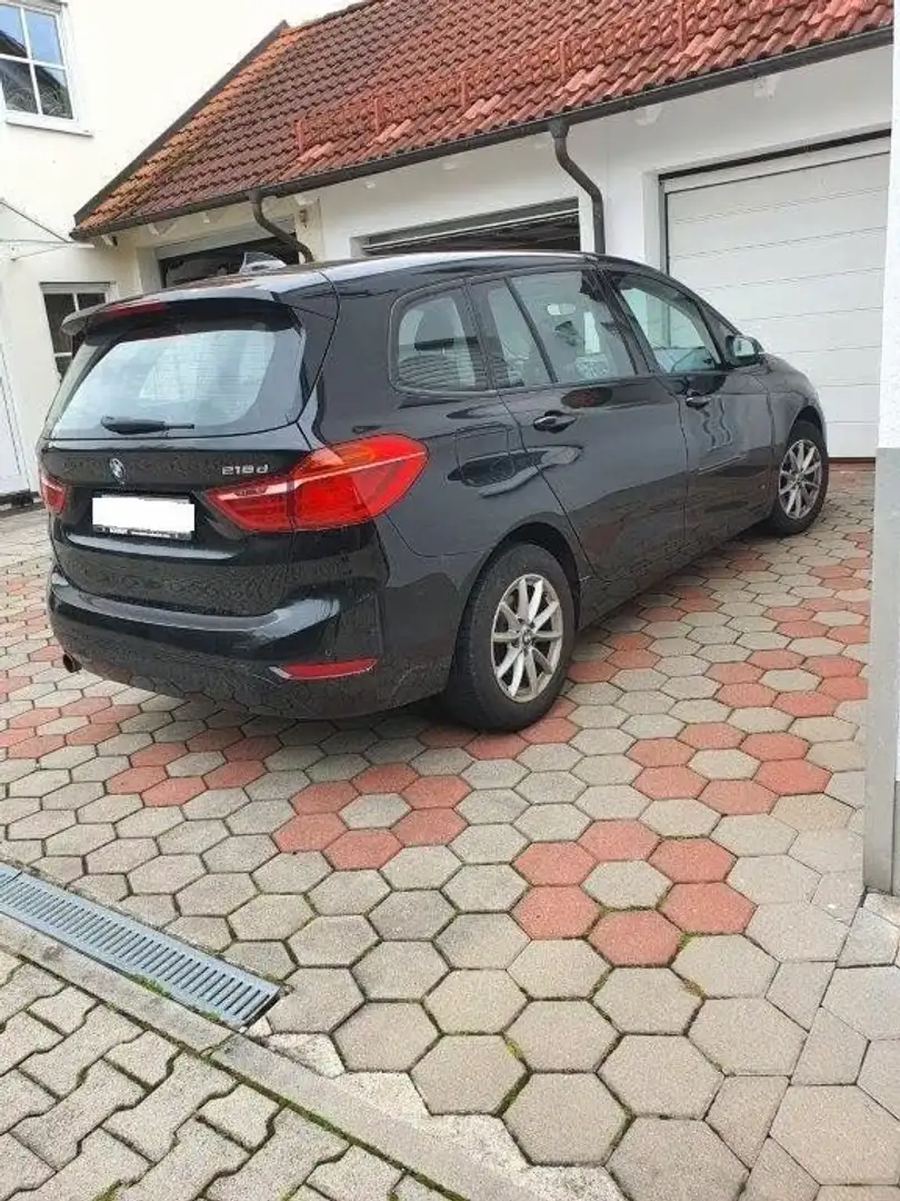 BMW 218 218d Gran Tourer Advantage Schwarz - 1