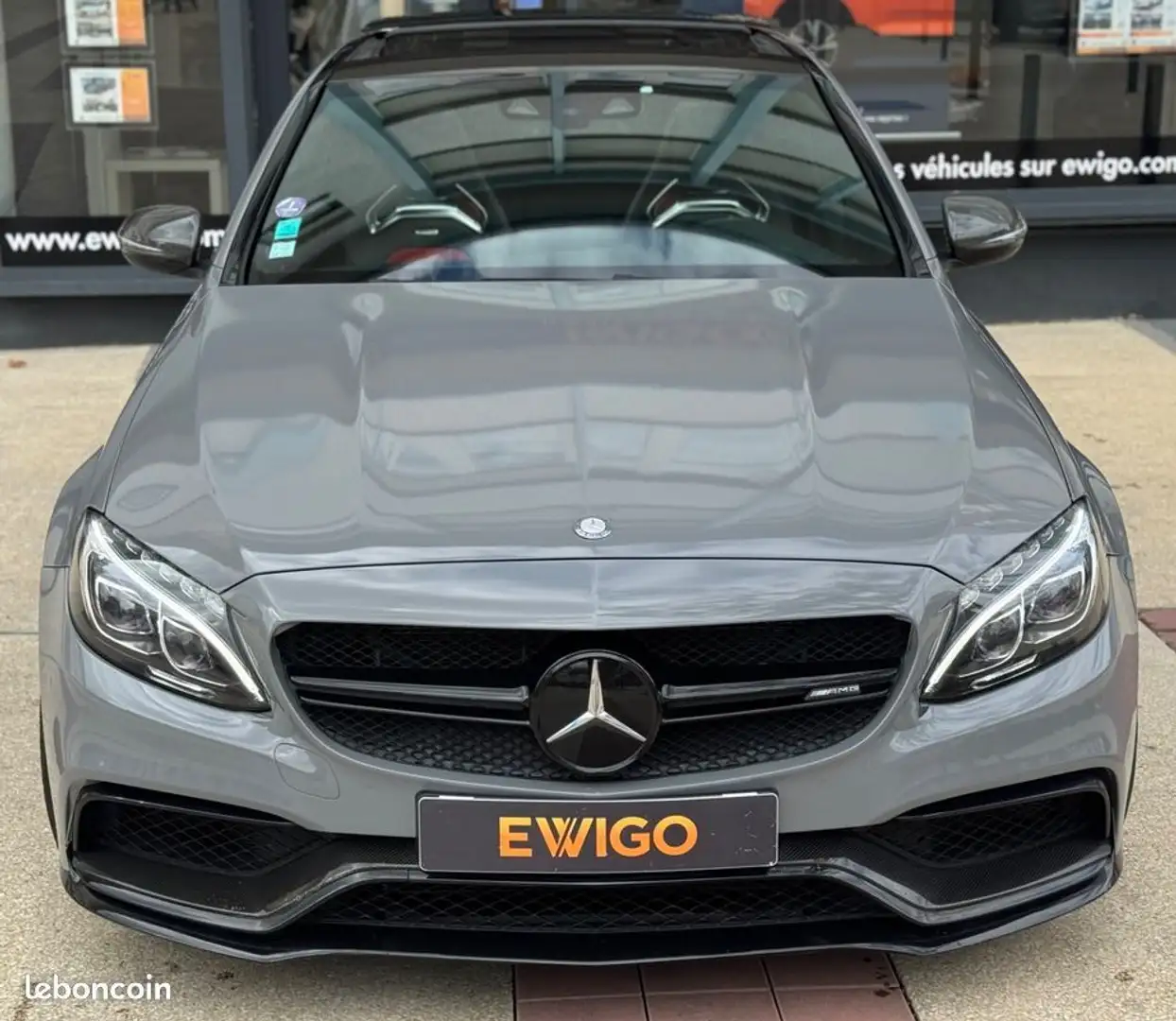 Mercedes-Benz C 63 AMG 63s 4l v8 bi turbo 510ch amg speedshift-mct Grijs - 2