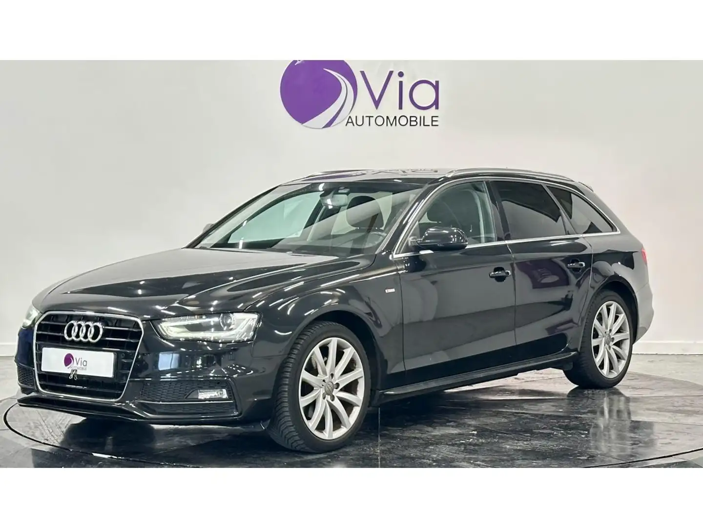 Audi A4 2.0 TDI 190 AMBITION LUXE / SIEGE CUIR / CAMERA DE RECUL Noir - 1
