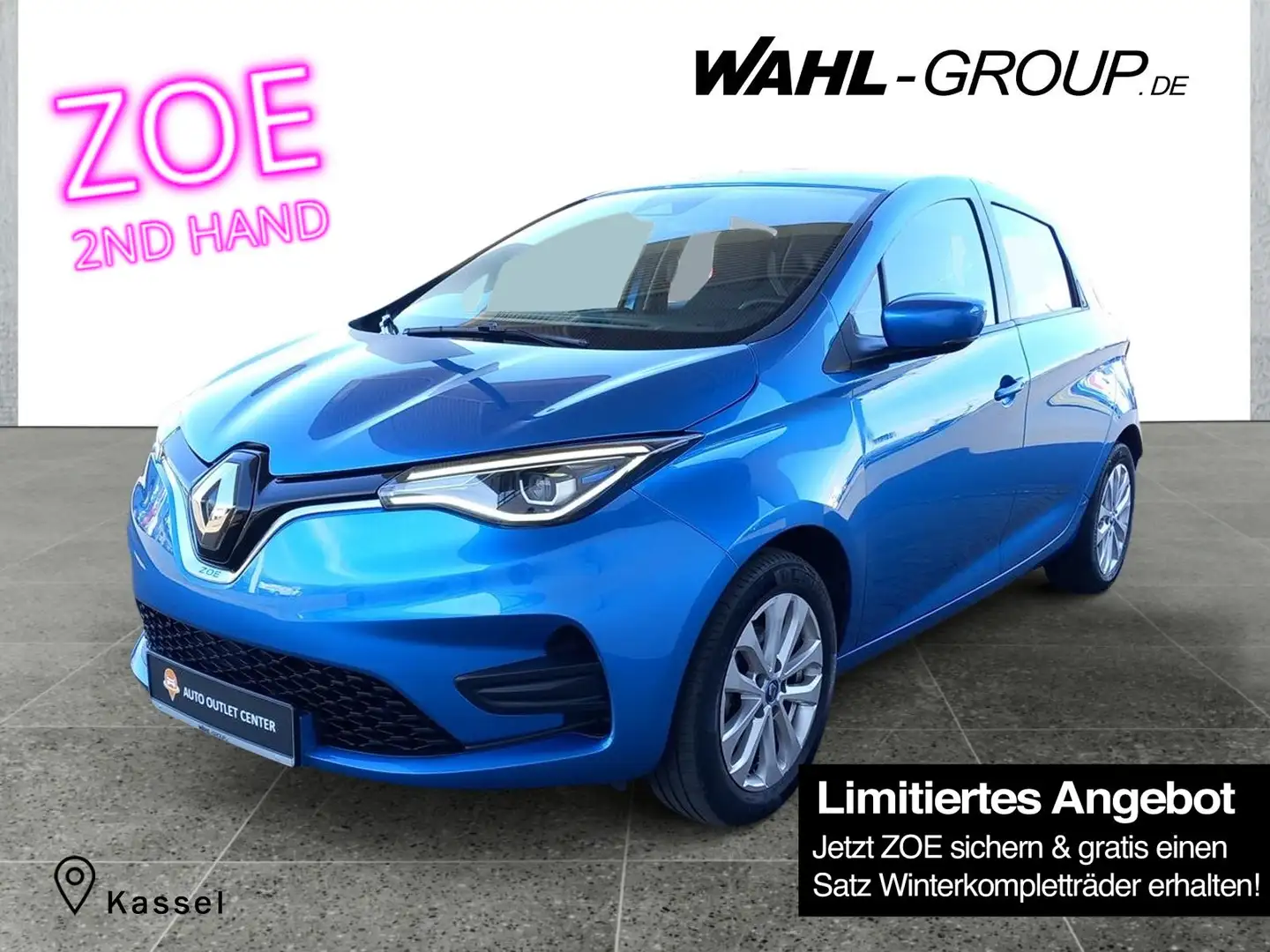 Renault ZOE NAVI, EPH , Mietbatterie Blau - 1
