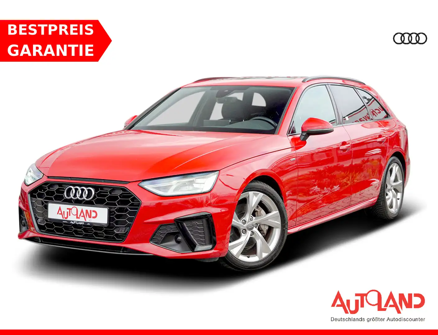 Audi A4 40 TFSI Avant S line LED Navi Panorama ACC Rot - 1