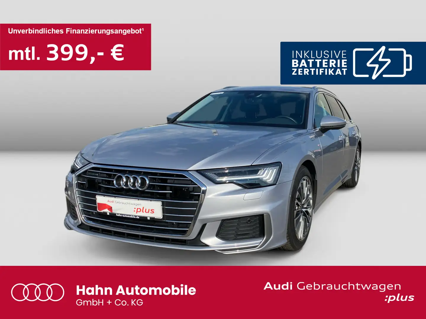 Audi A6 Sport 55TFSIe quattro S tronic Virtual Zilver - 1