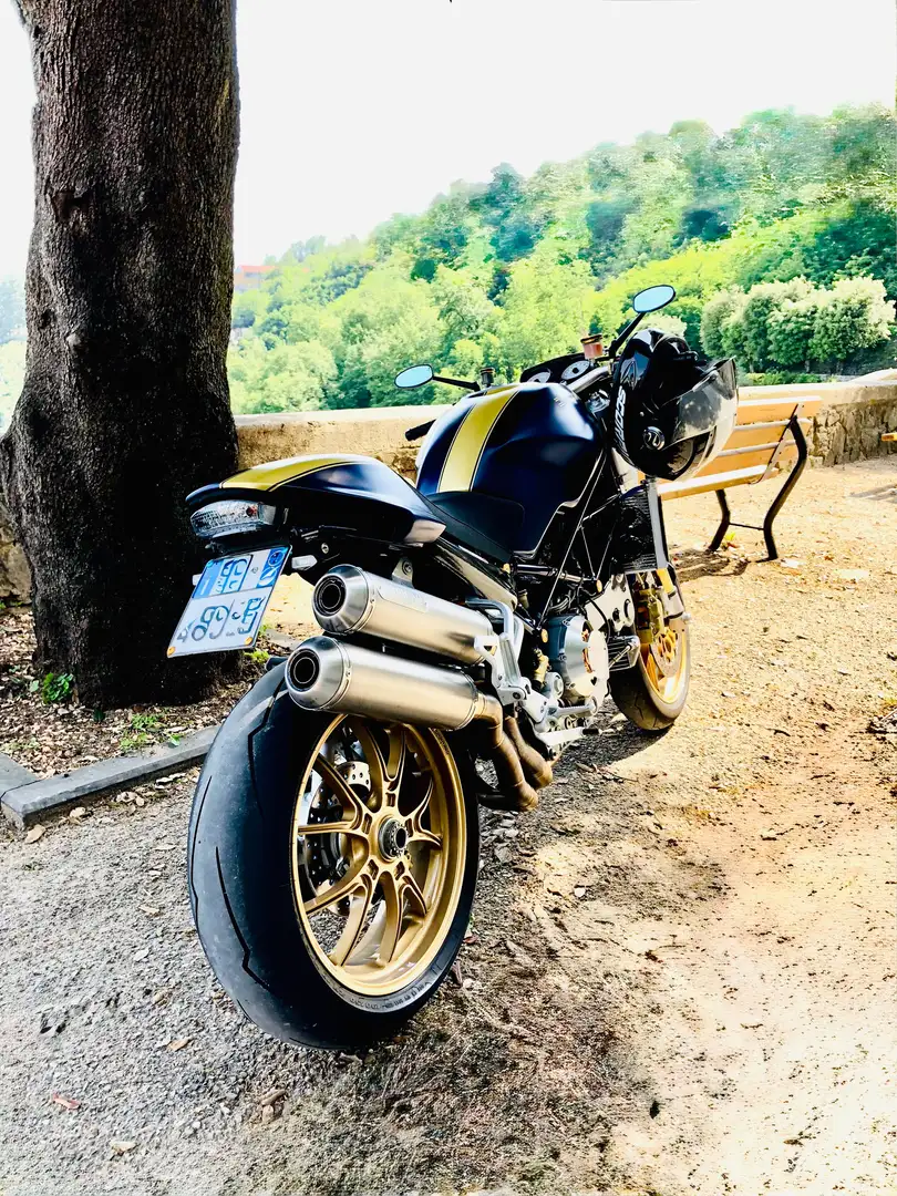 Ducati Monster S4R Blau Gold Azul - 1