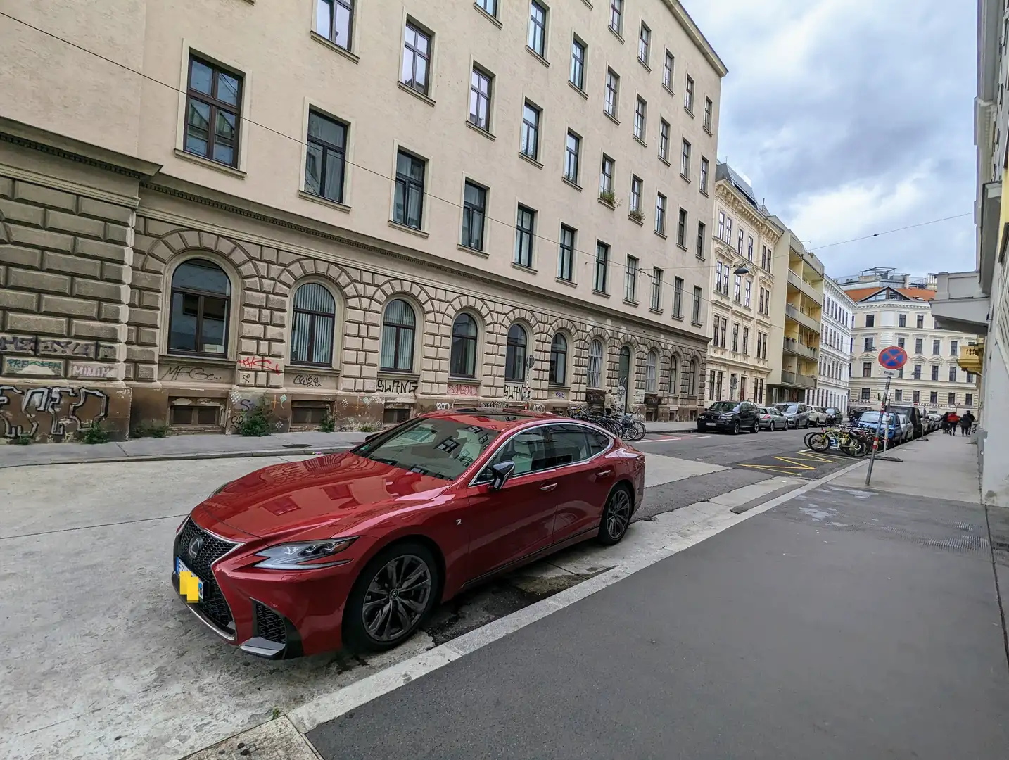 Lexus LS 500 LS 500 AWD F SPORT mit Garantie Rot - 1