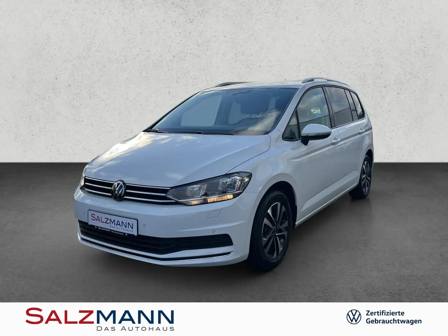 Volkswagen Touran 2.0 TDI United, Navi, Dach, AHK, 7 Sitzer White - 1