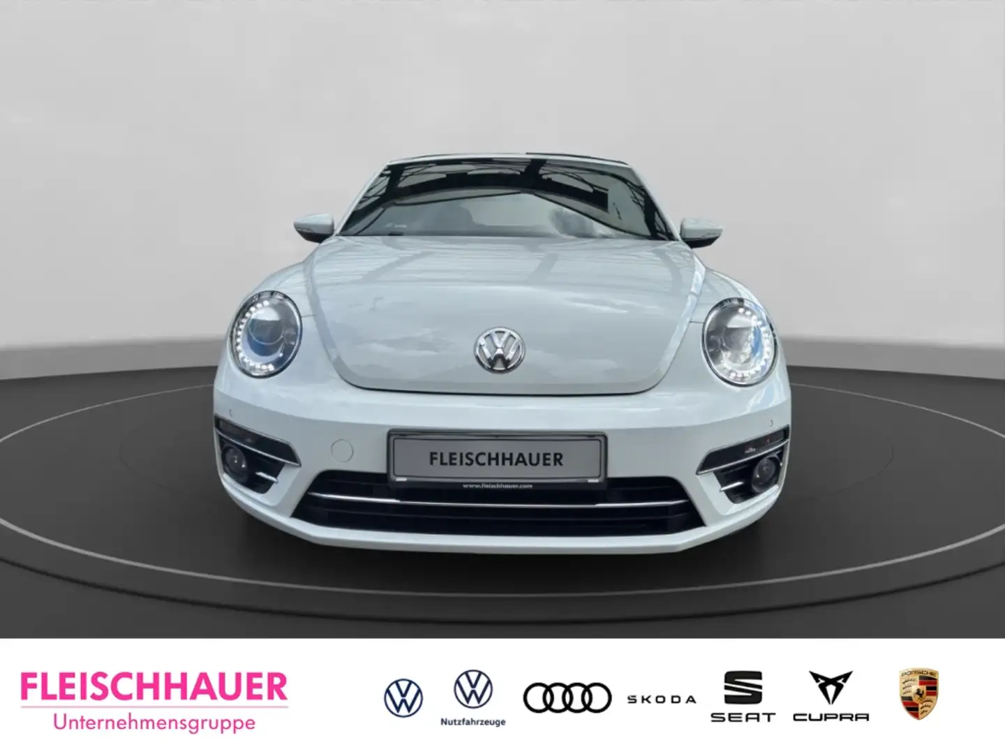 Volkswagen Beetle Cabriolet Sound 1.4 TSI Navi Bi-Xenon 3-Zonen-Klim Weiß - 2