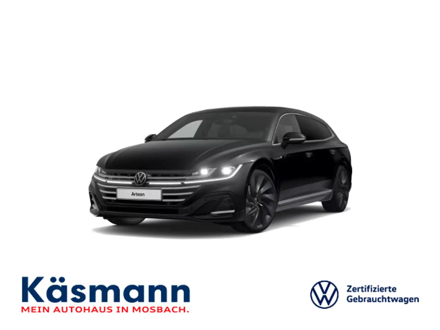 Volkswagen Arteon R-Line 2.0TSI PANO NAV DCC Schwarz - 1