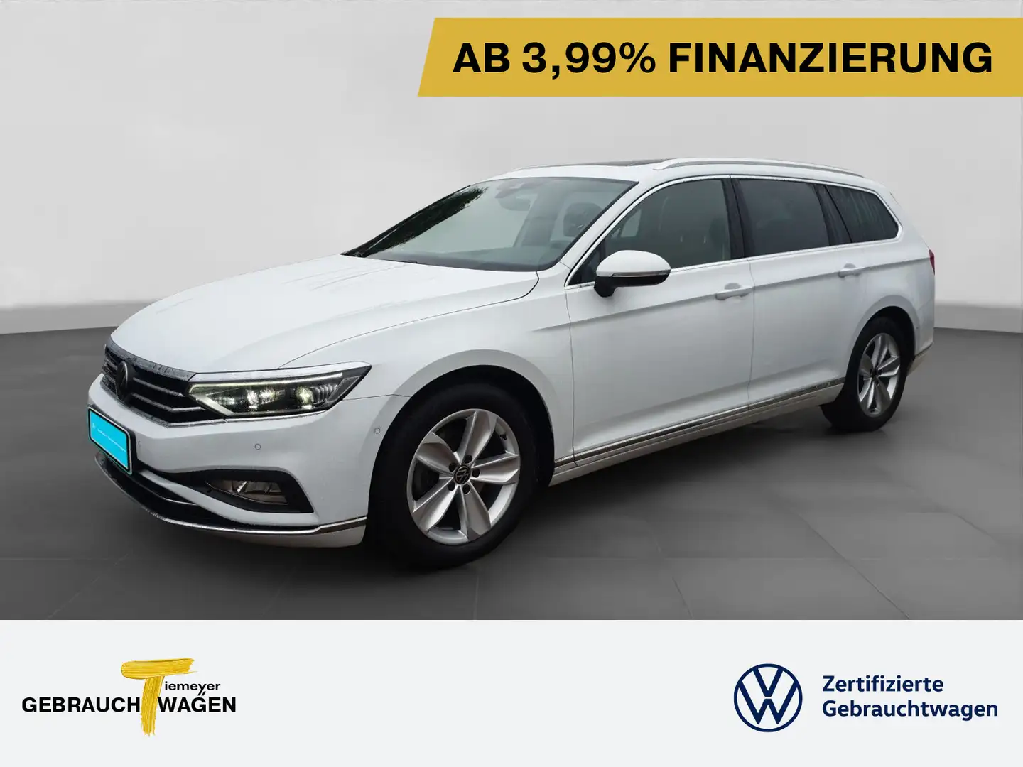 Volkswagen Passat Variant 2.0 TDI DSG ELEGANCE PANO STDHZG Weiß - 1