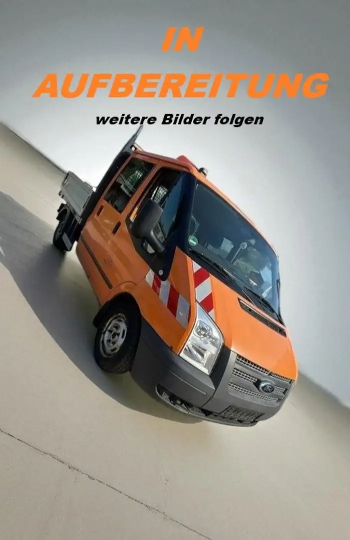 Ford Transit FT 300 M,DOKA,5S,Gar,Sthz,AHK,Klima,TÜV,Serv. Orange - 1