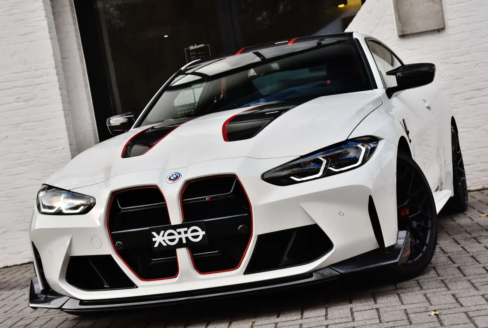 BMW M4 3.0 CSL *** BELGIAN CAR / CSL SEATS *** Blanc - 1