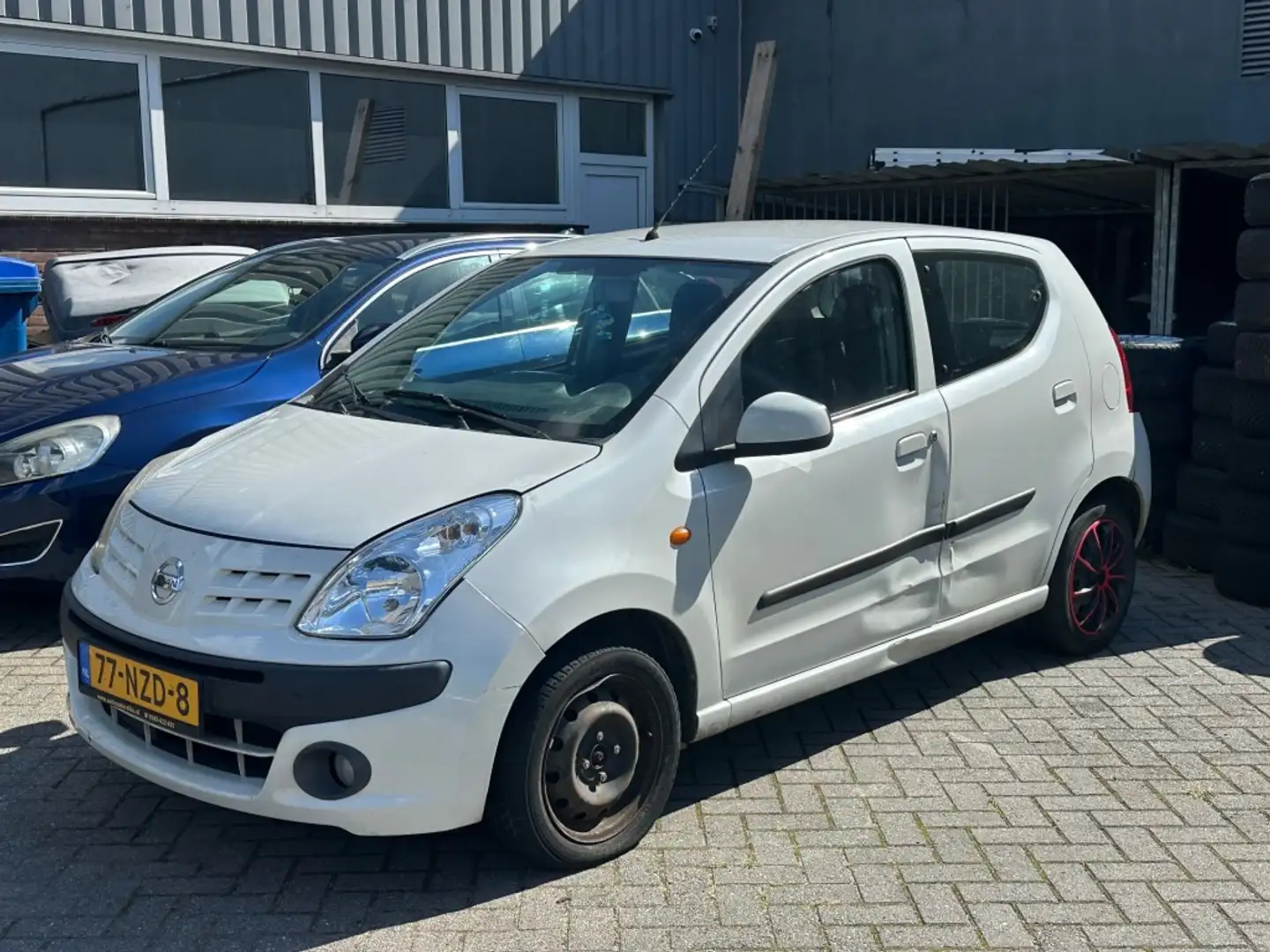 Nissan Pixo 1.0 Acenta Deze auto heeft rondom schade de stuurk Weiß - 2