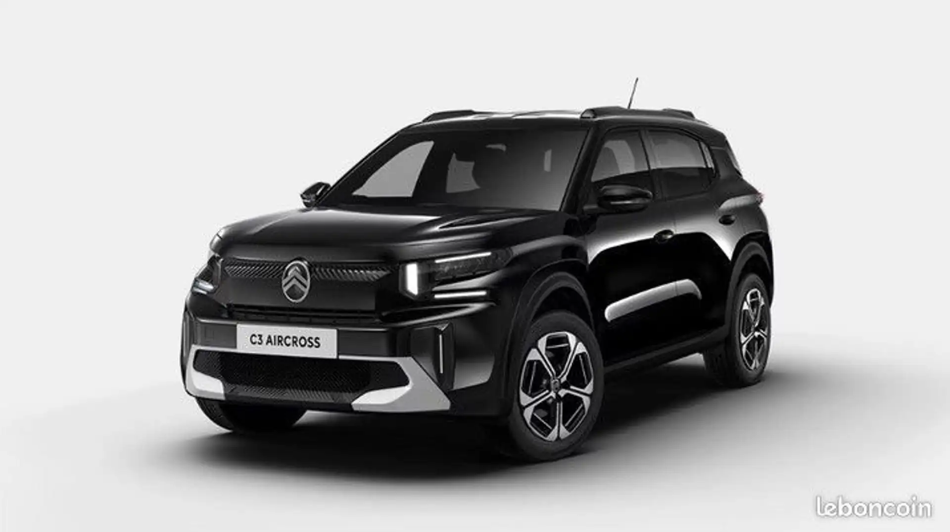 Citroen C3 Aircross Citroën HYBRIDE 145 E-DCS6 5PL MAX 0KM+ Pack Hiver -12,6% Noir - 1