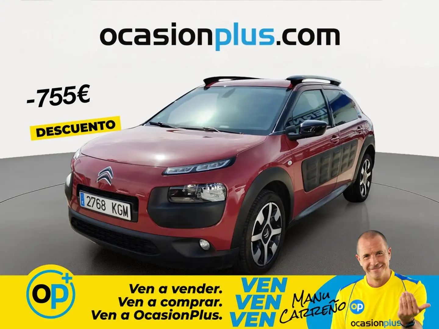 Citroen C4 Cactus 1.6 BlueHDi S&S Shine ETG6 100 Rojo - 1