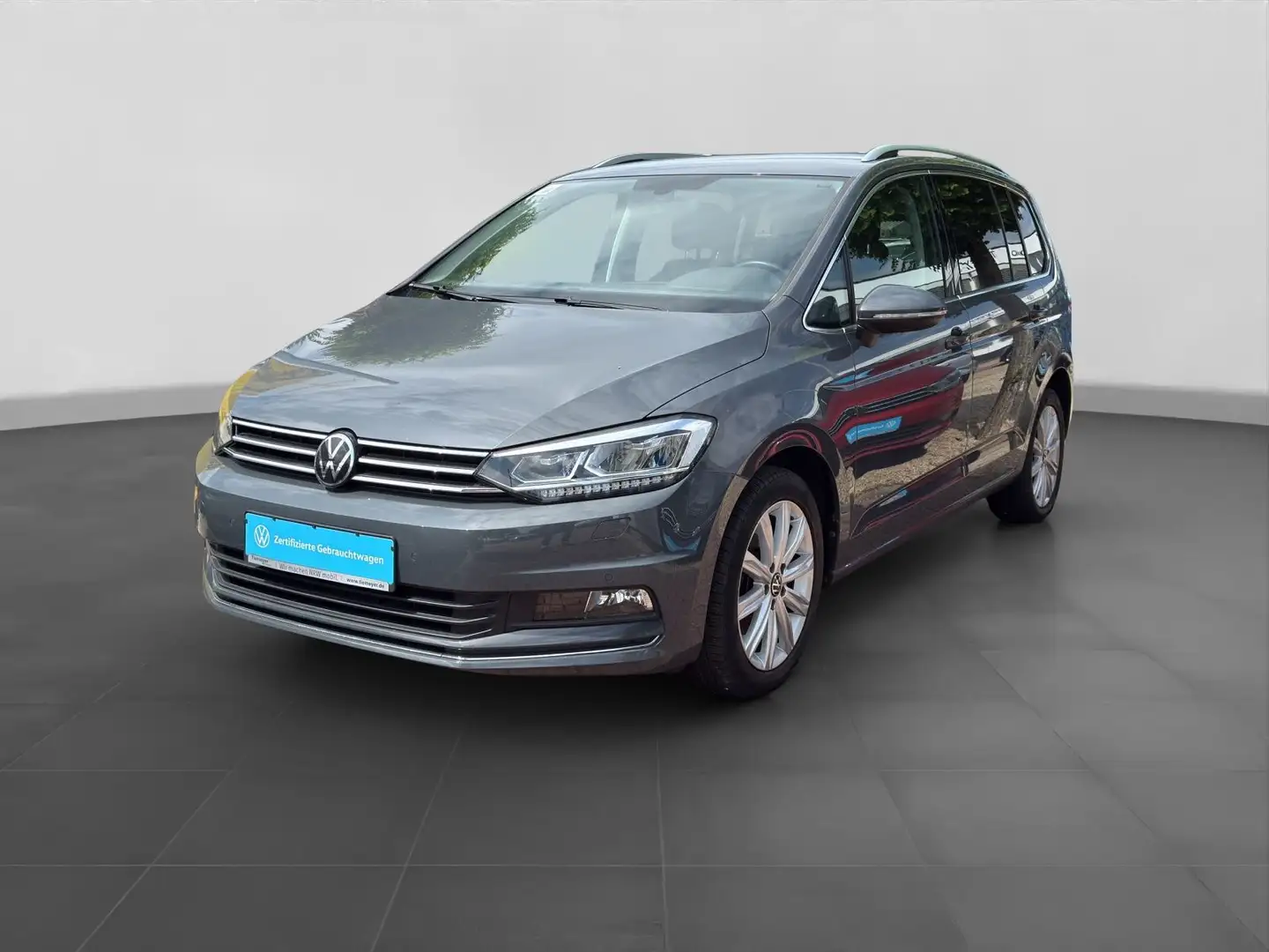 Volkswagen Touran 1.5 TSI HIGHLINE NAVI KAMERA 7-SITZE ALLW Gris - 2