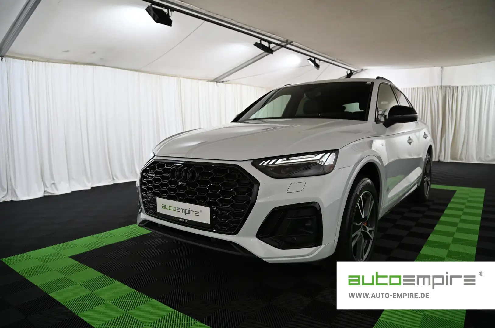 Audi Q5 Sportback 55 TFSIe qr. S-Line+ MATRIX/PANO/19 Weiß - 1