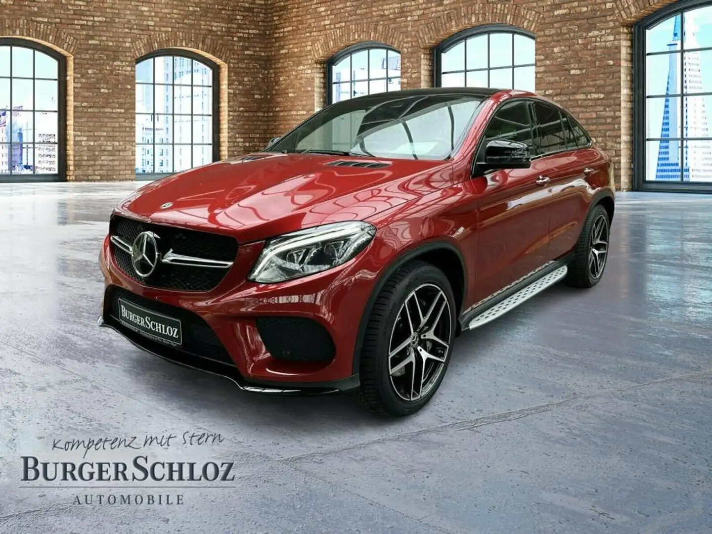 Mercedes-Benz GLE 350 d 4M Coupé AMG Pano Night LM Navi SpurH Rot - 1