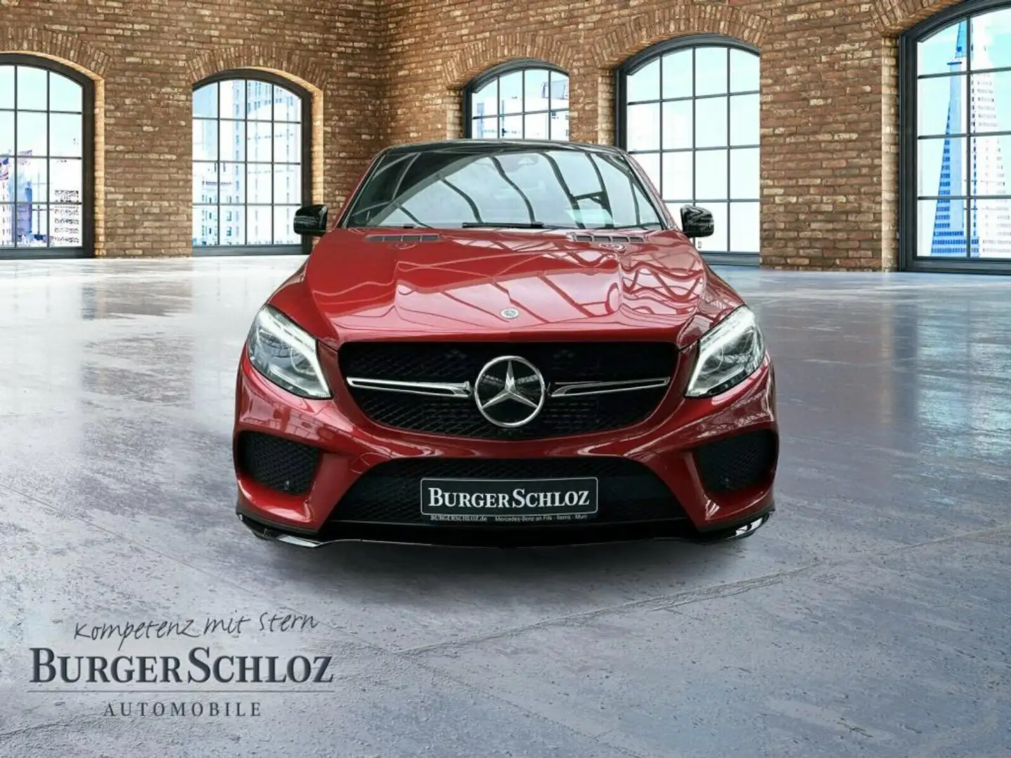 Mercedes-Benz GLE 350 d 4M Coupé AMG Pano Night LM Navi SpurH Rot - 2