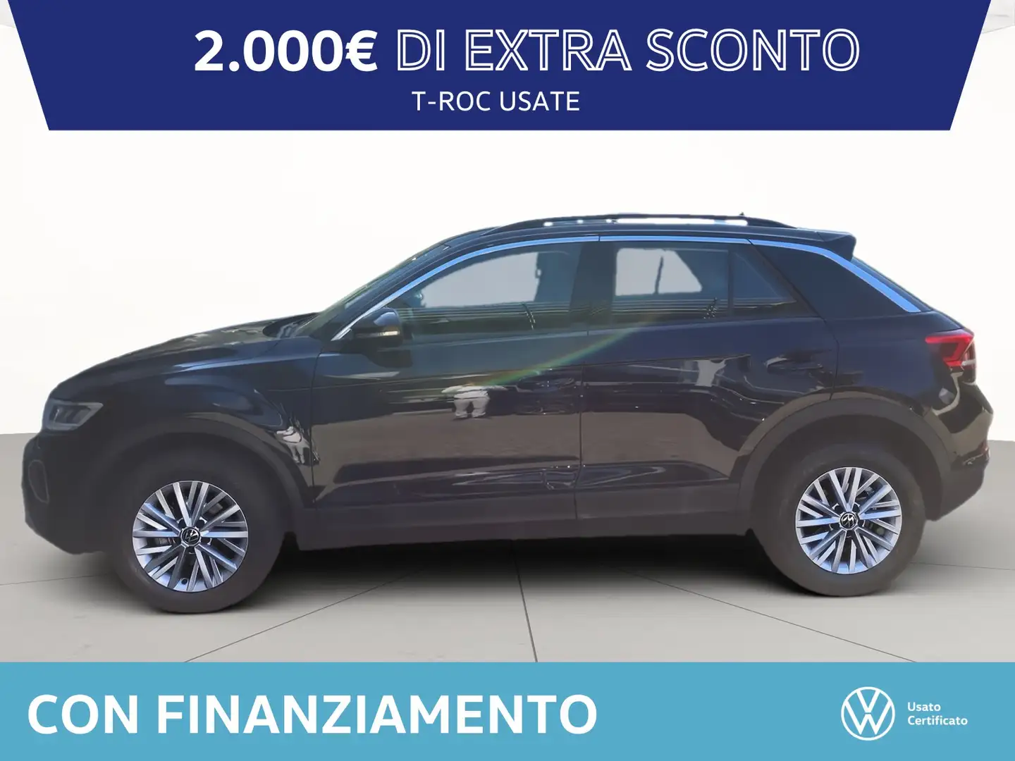 Volkswagen T-Roc 2.0 tdi life 115cv Nero - 2