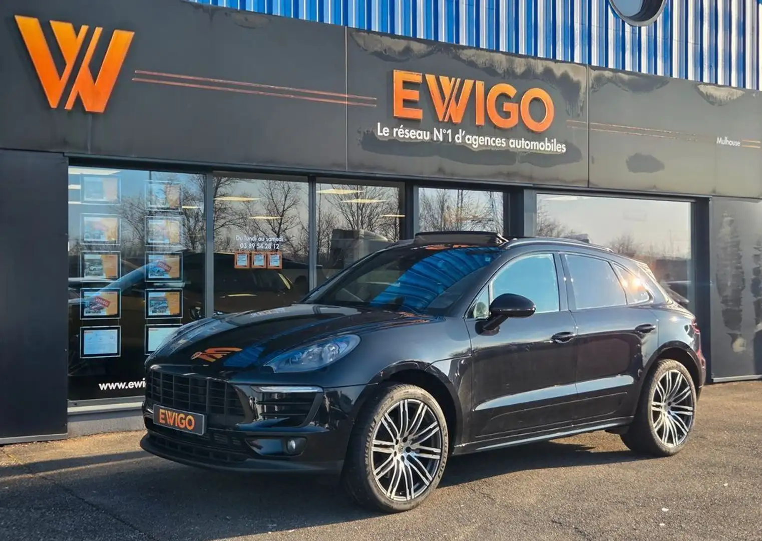 Porsche Macan s 3.0 diesel 258 ch pdk toit ouvrant siege 18p Schwarz - 1