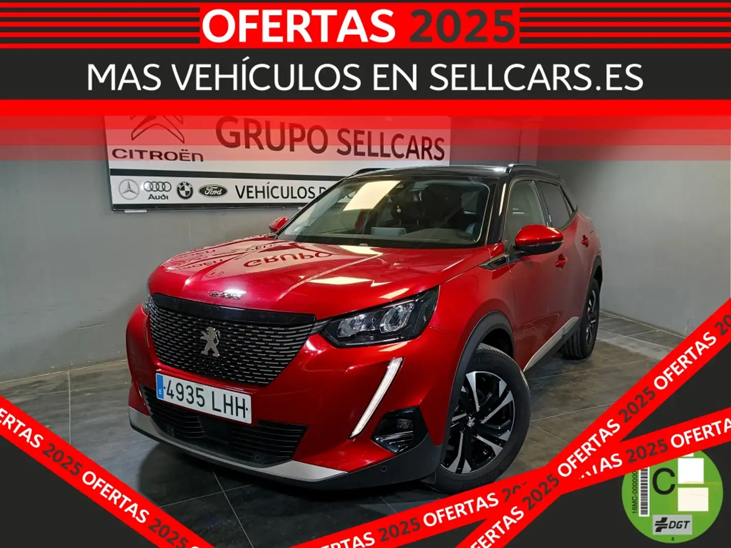 Peugeot 2008 1.2 PureTech S&S Allure 130 Rojo - 1