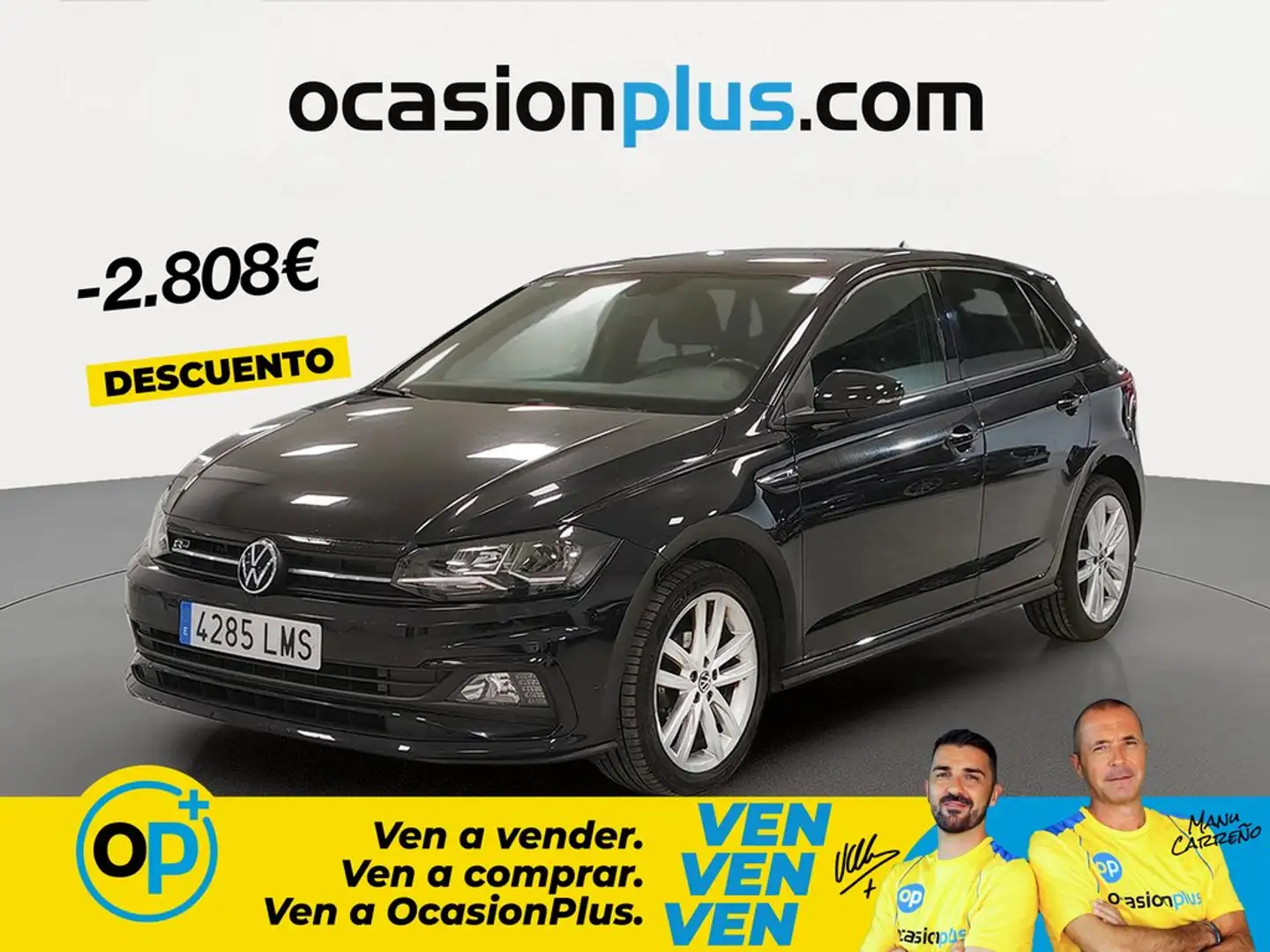 Volkswagen Polo 1.0 TSI R-Line DSG 70kW Negro - 1