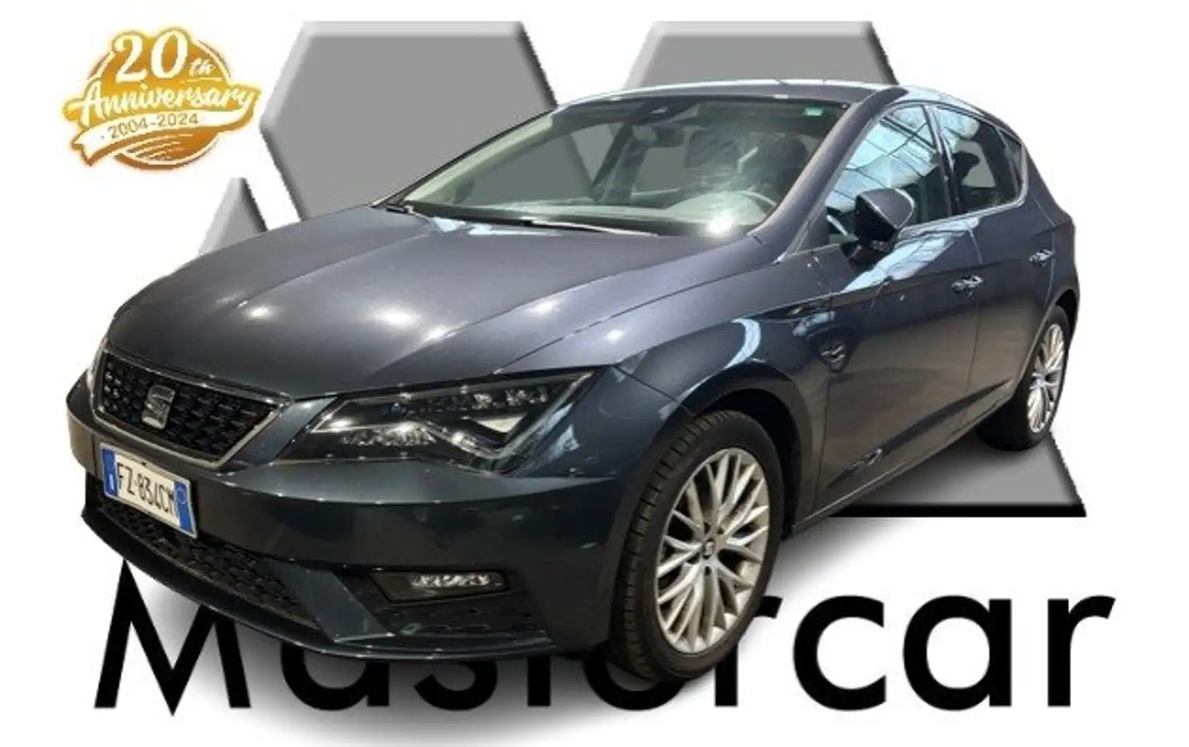 SEAT Leon 2.0 tdi 150cv dsg 7m my20 - FZ834CM Argento - 1