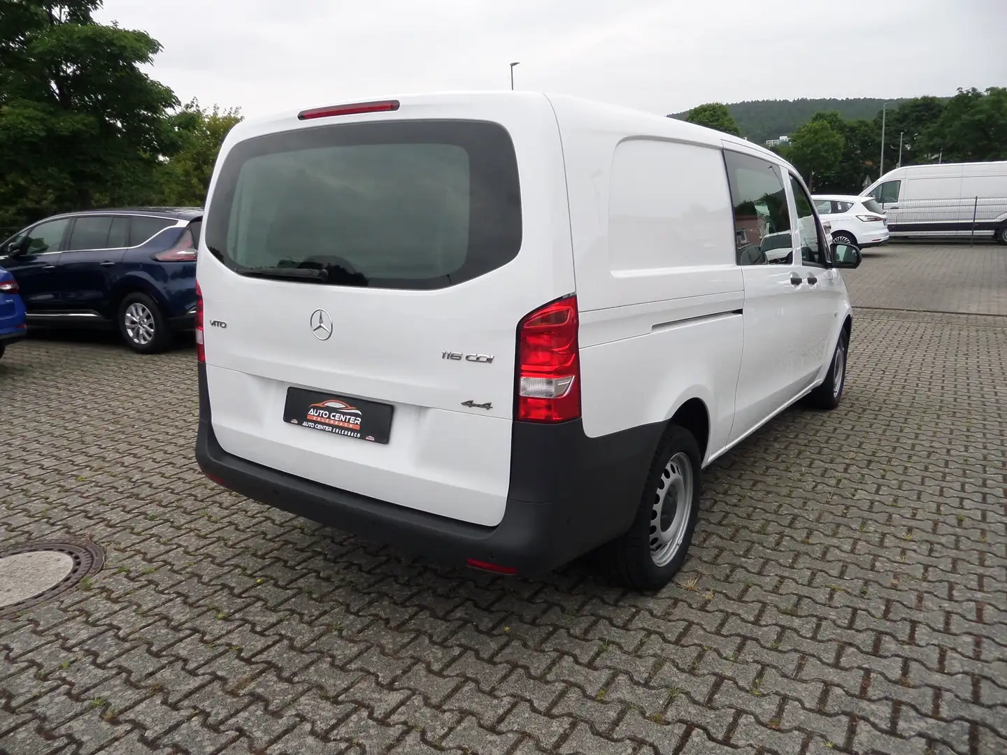 Mercedes-Benz Vito 116 cdi Mixto+4x4+Extralang+Autom+Navi+Standh+6Sit Blanc - 2