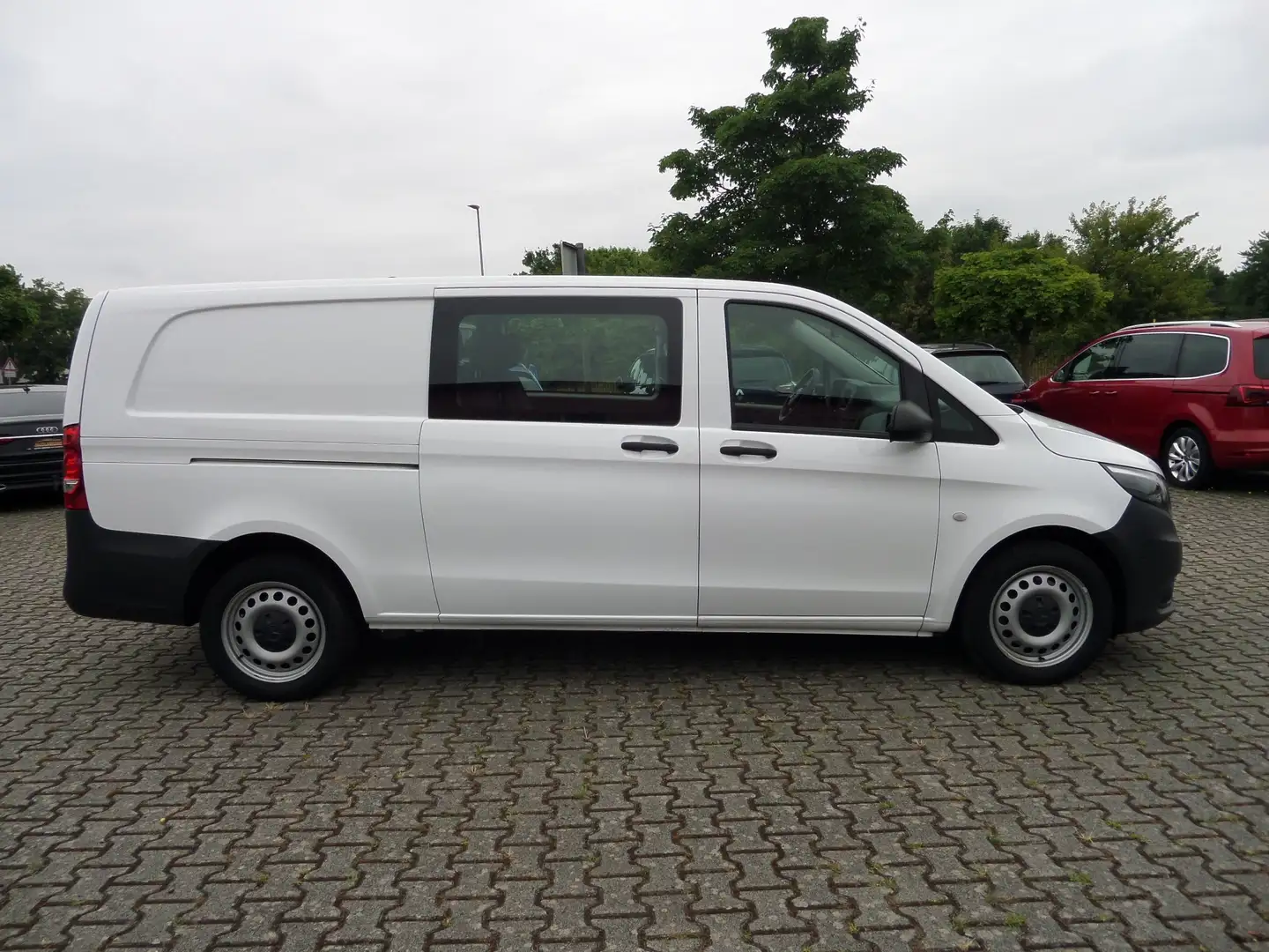 Mercedes-Benz Vito 116 cdi Mixto+4x4+Extralang+Autom+Navi+Standh+6Sit Blanc - 1