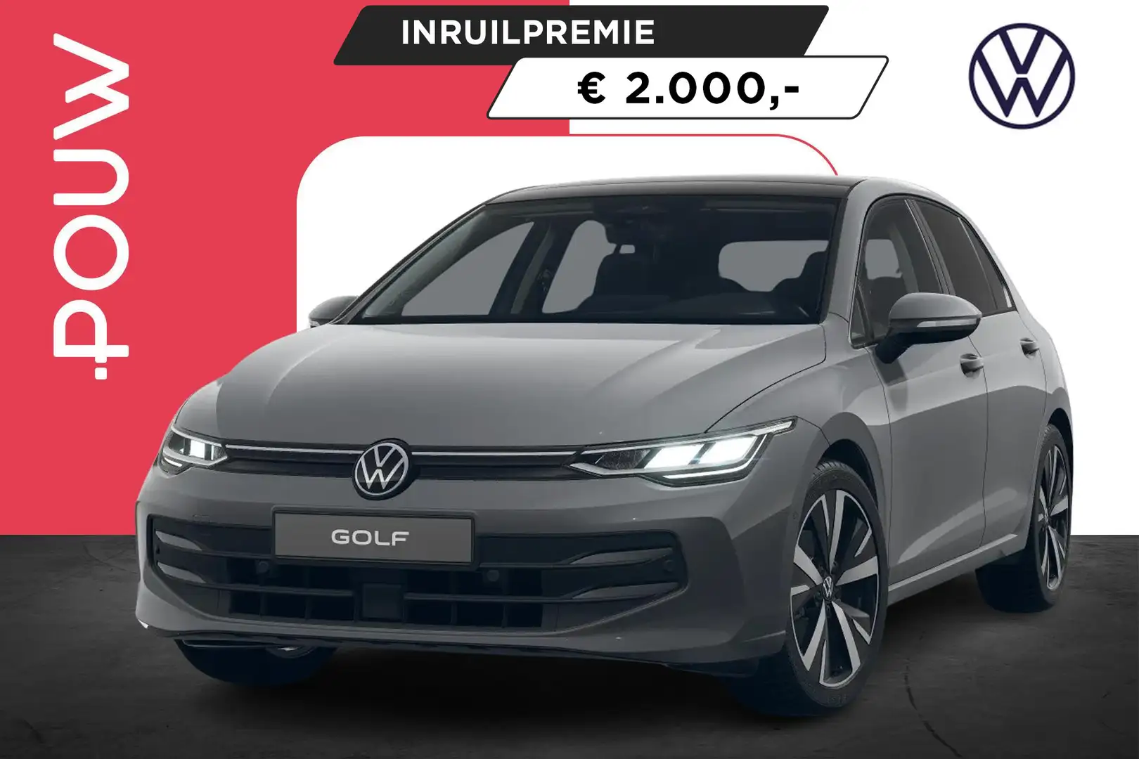Volkswagen Golf 1.5 eHybrid 204pk Life Edition | Panoramadak | Tre Grijs - 1