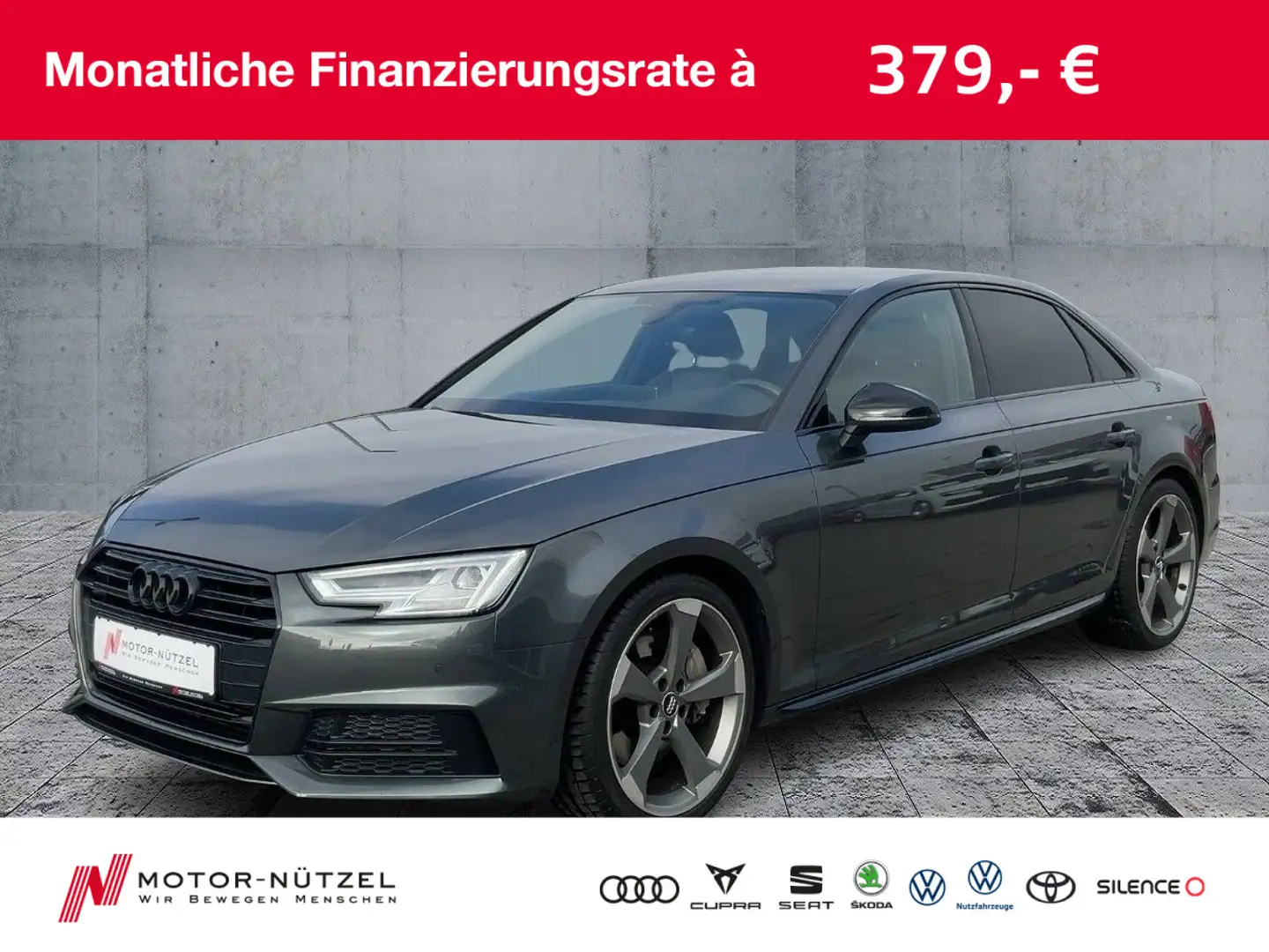 Audi A4 2.0 TFSI S-TR 2xS-LINE LED+NAVI+2xPDC+GRA+APP Grigio - 1