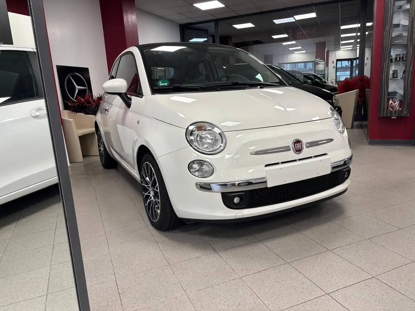 Fiat 500C 0.9 t.air t. Lounge 85cv my14 Bianco - 1