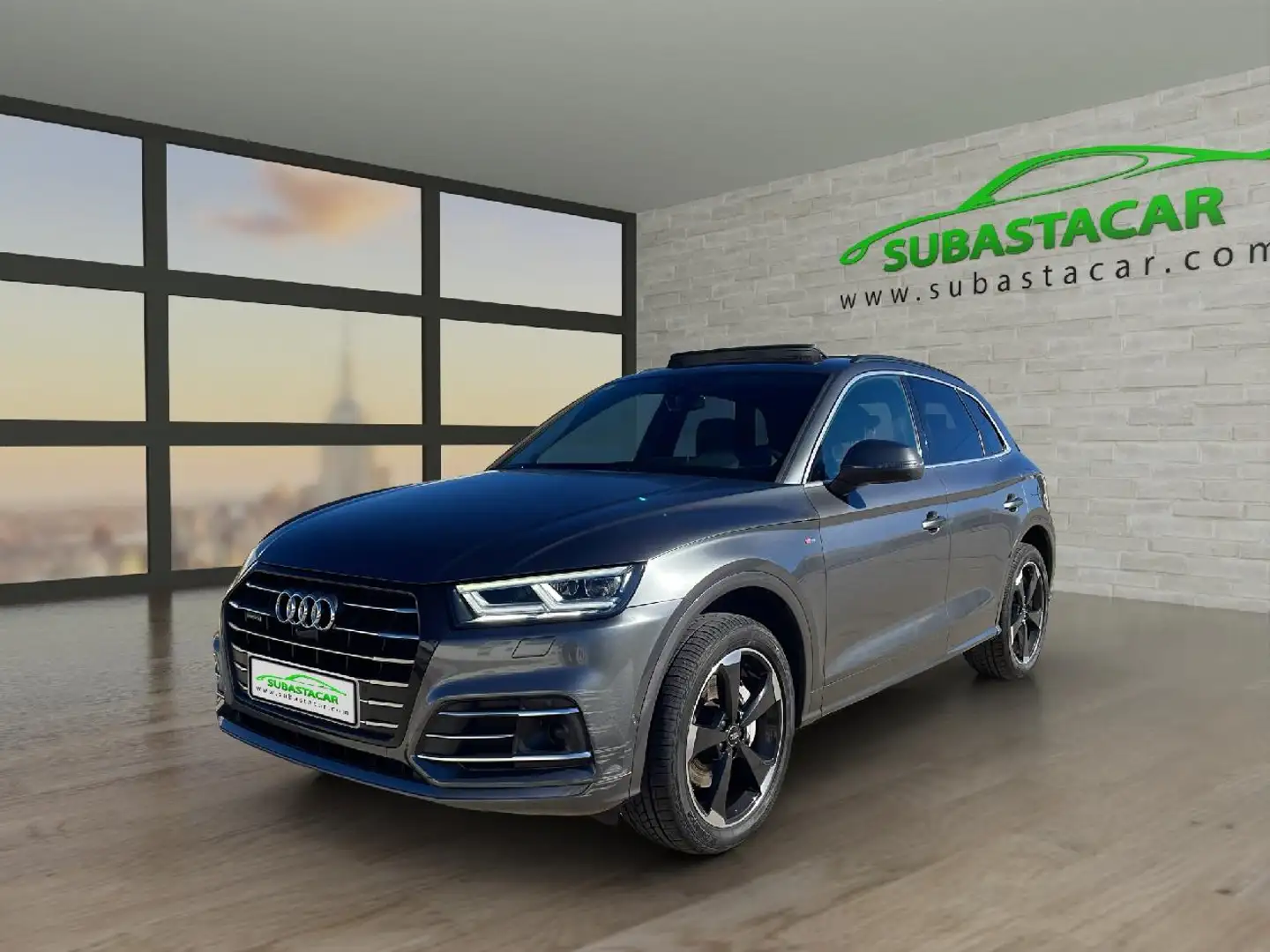 Audi Q5 Sportback 55 TFSIe S line quattro-ultra S tronic Gris - 1