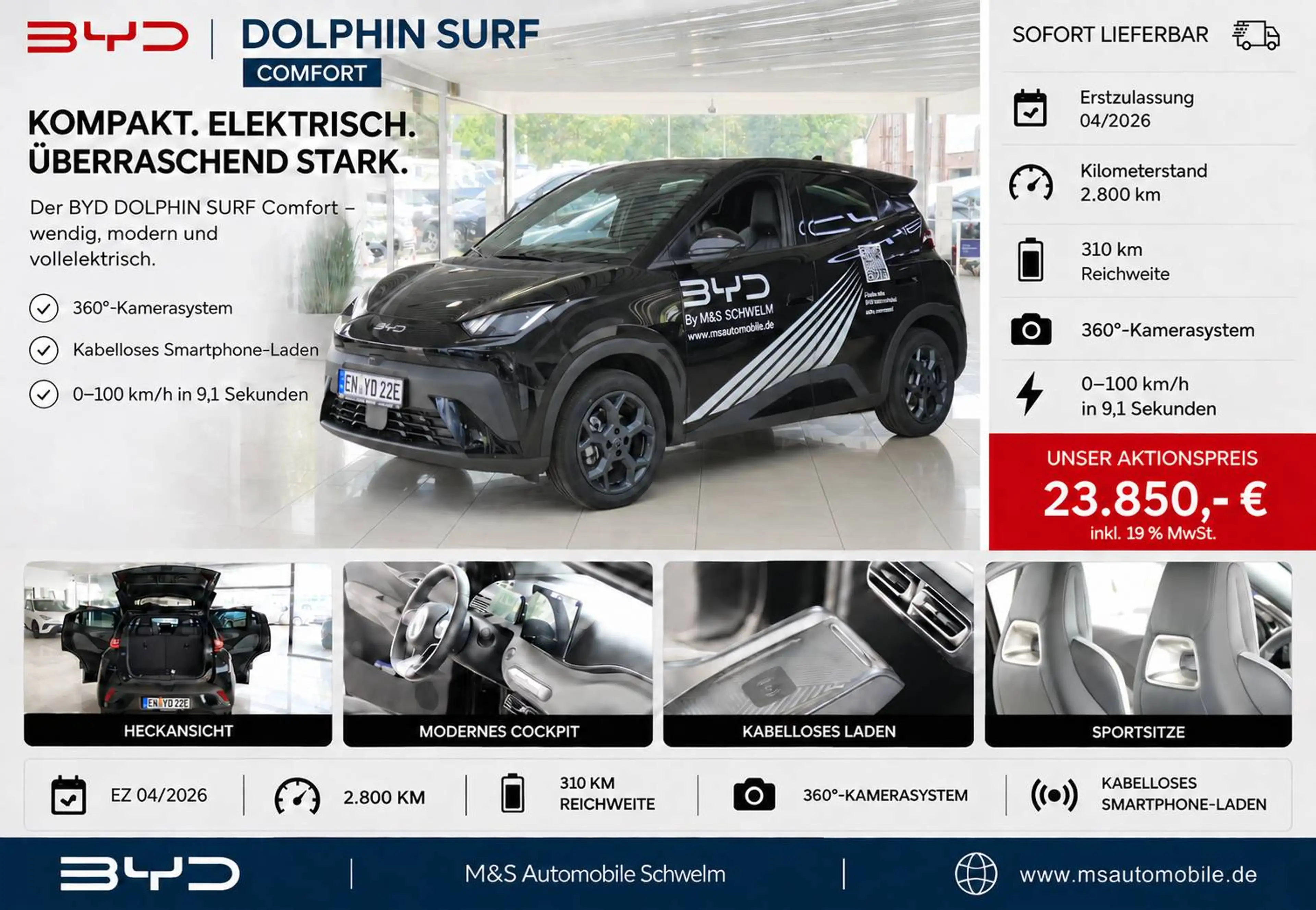 BYD Dolphin Surf BYD Dolphin Surf 115 kW Comfort °Vorführwagen°