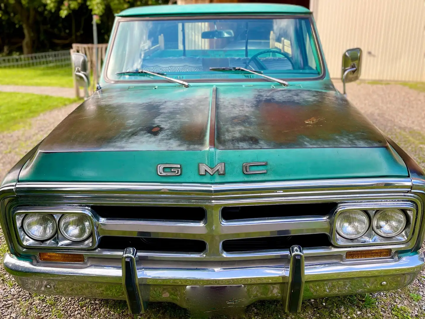 GMC Sierra C2500 Custom Camper Grün - 2