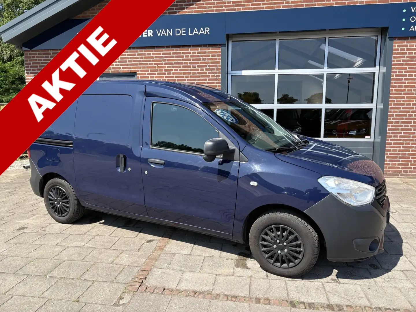 Dacia Dokker 1.6 MPI 100 Basic BTW/BPM VRIJ , 102pk BESTEL EURO Bleu - 1
