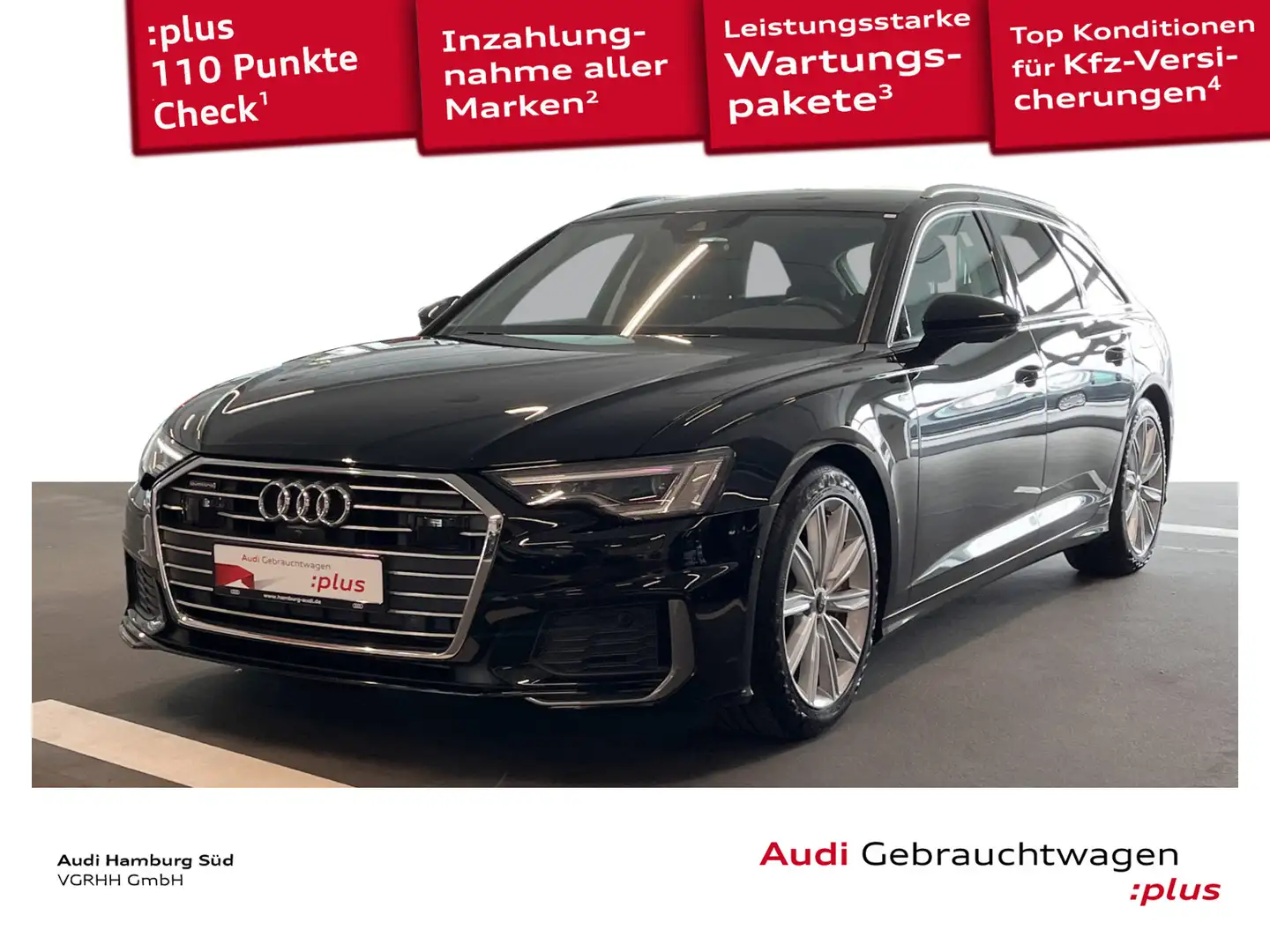 Audi A6 55 TFSI e sport qu. S tronic S LINE/ACC Schwarz - 1