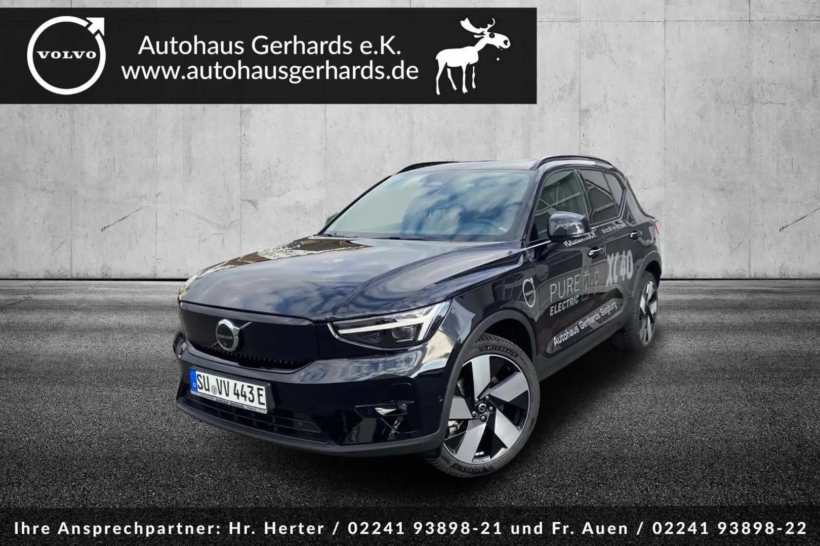 Volvo XC40 Recharge Ultimate, 82KW Twin Mot, Pixel-LED Schwarz - 1
