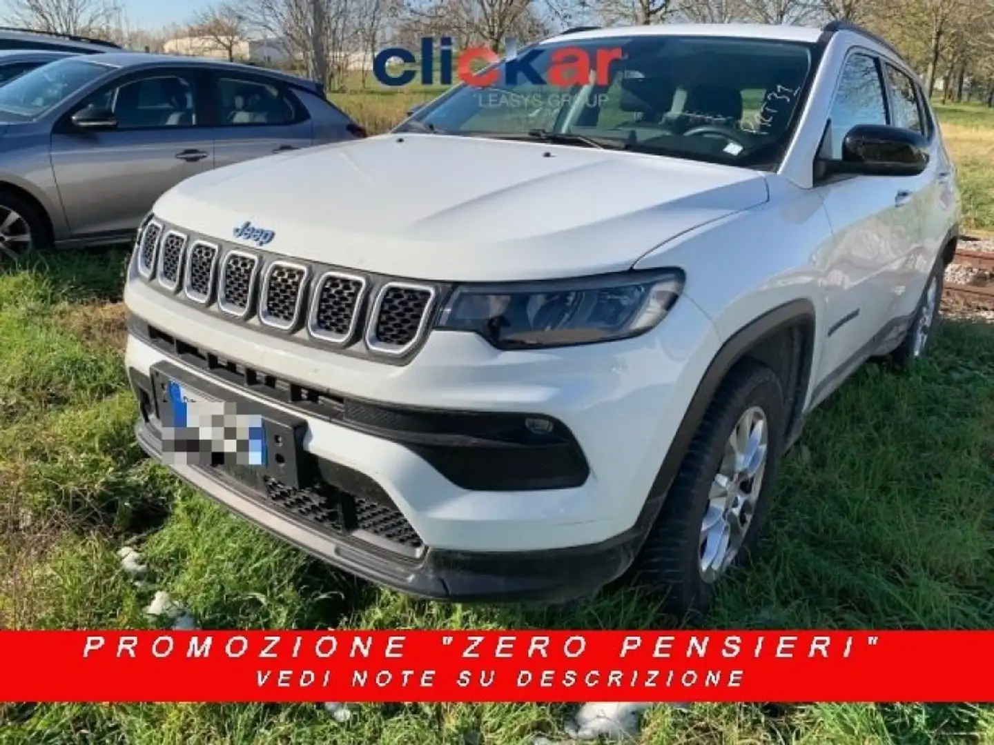 Jeep Compass 1.3 Turbo T4 190 CV PHEV AT6 4xe Longitude Blanc - 1