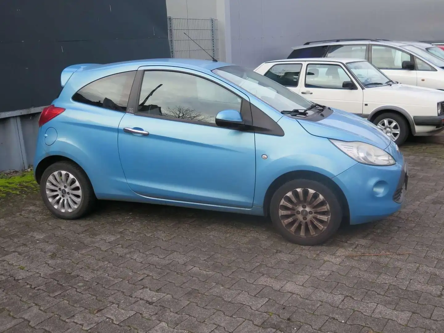 Ford Ka/Ka+ 1,25 Klima/el.Fenster/Servi. u.TüV 01/27, Blau - 2