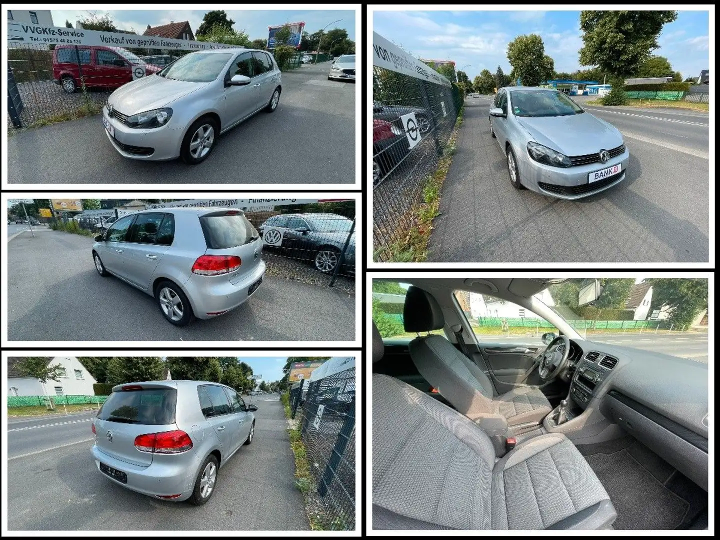 Volkswagen Golf VI Comfortline aus 1. Hand "nur 65.000 km"! Argento - 1