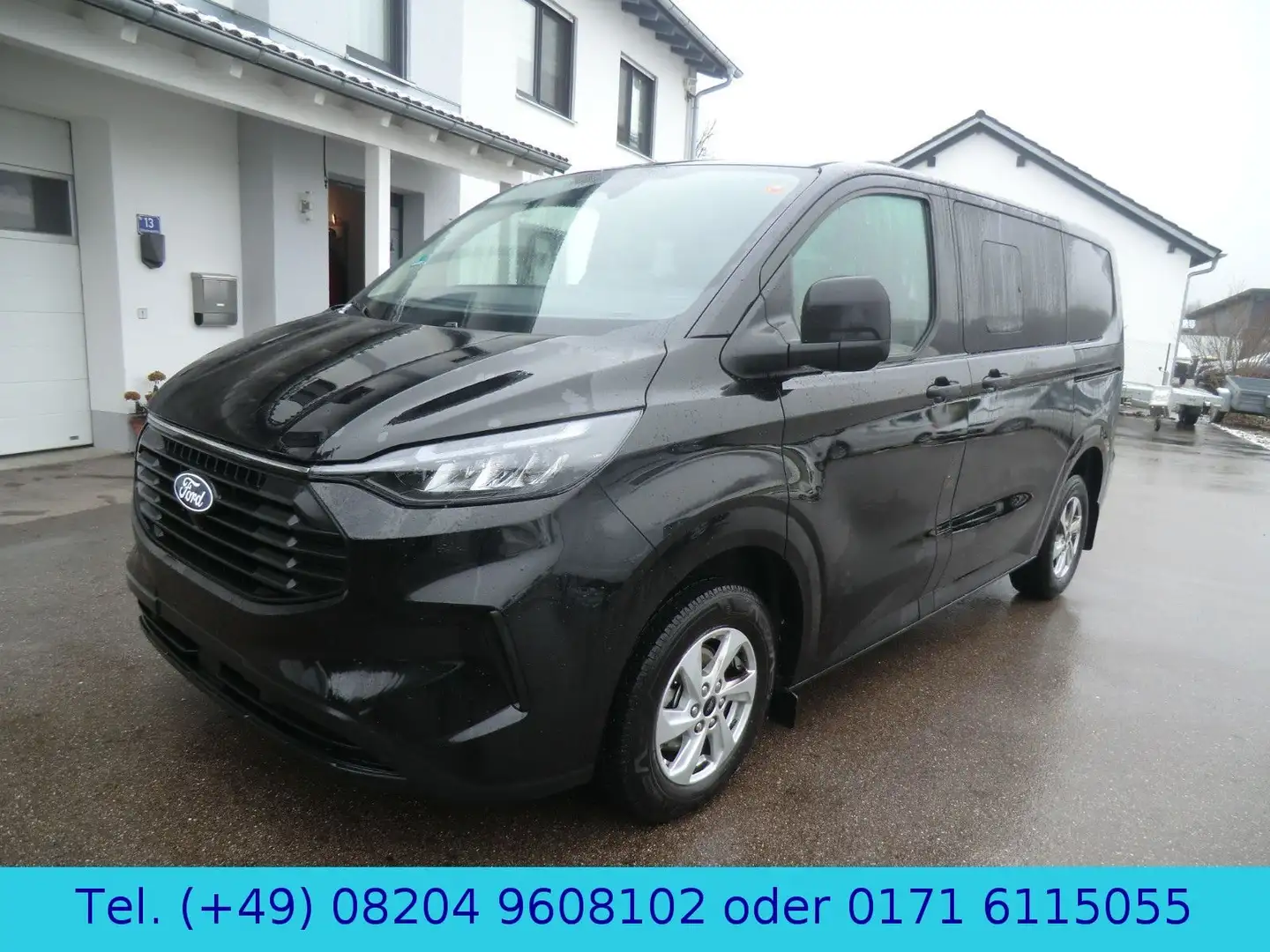 Ford Transit Custom L1 Trend 8Sitze /2 Schiebetüren Schwarz - 1