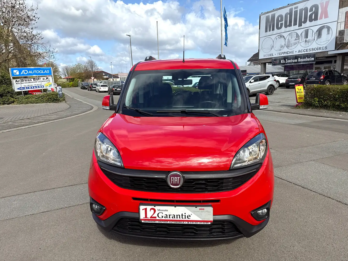 Fiat Doblo 1.4 16V LOUNGE (AHK*5xSITZER*NAVI*PDC*TEL) Rojo - 2