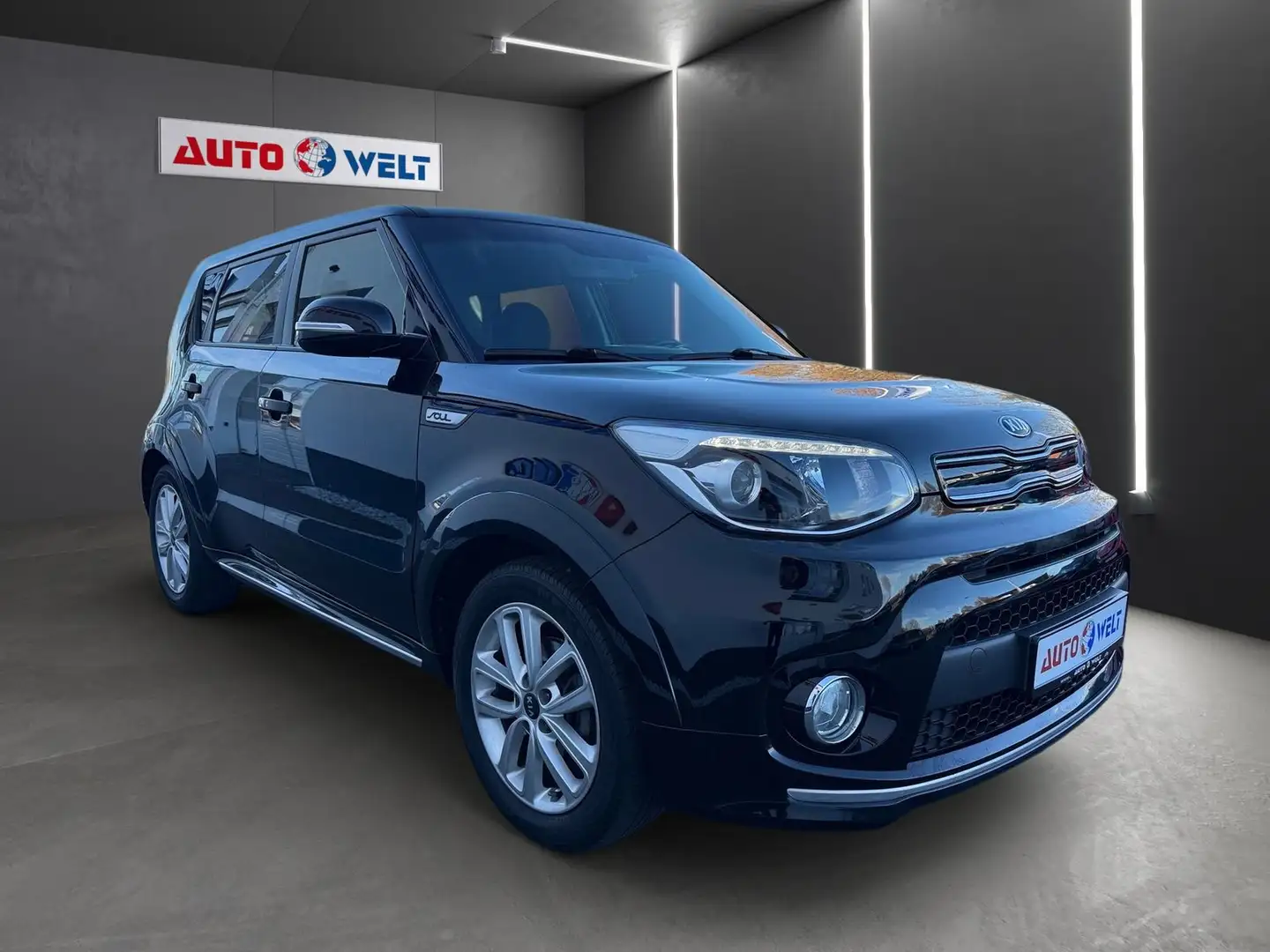 Kia Soul 1.6 Dream Team Sitzheizung Klimaaut. Navi Zwart - 2