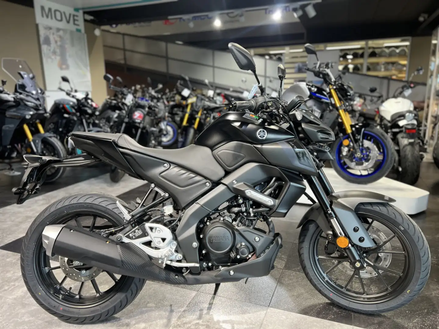 Yamaha MT-125 TECH BLACK Negru - 1