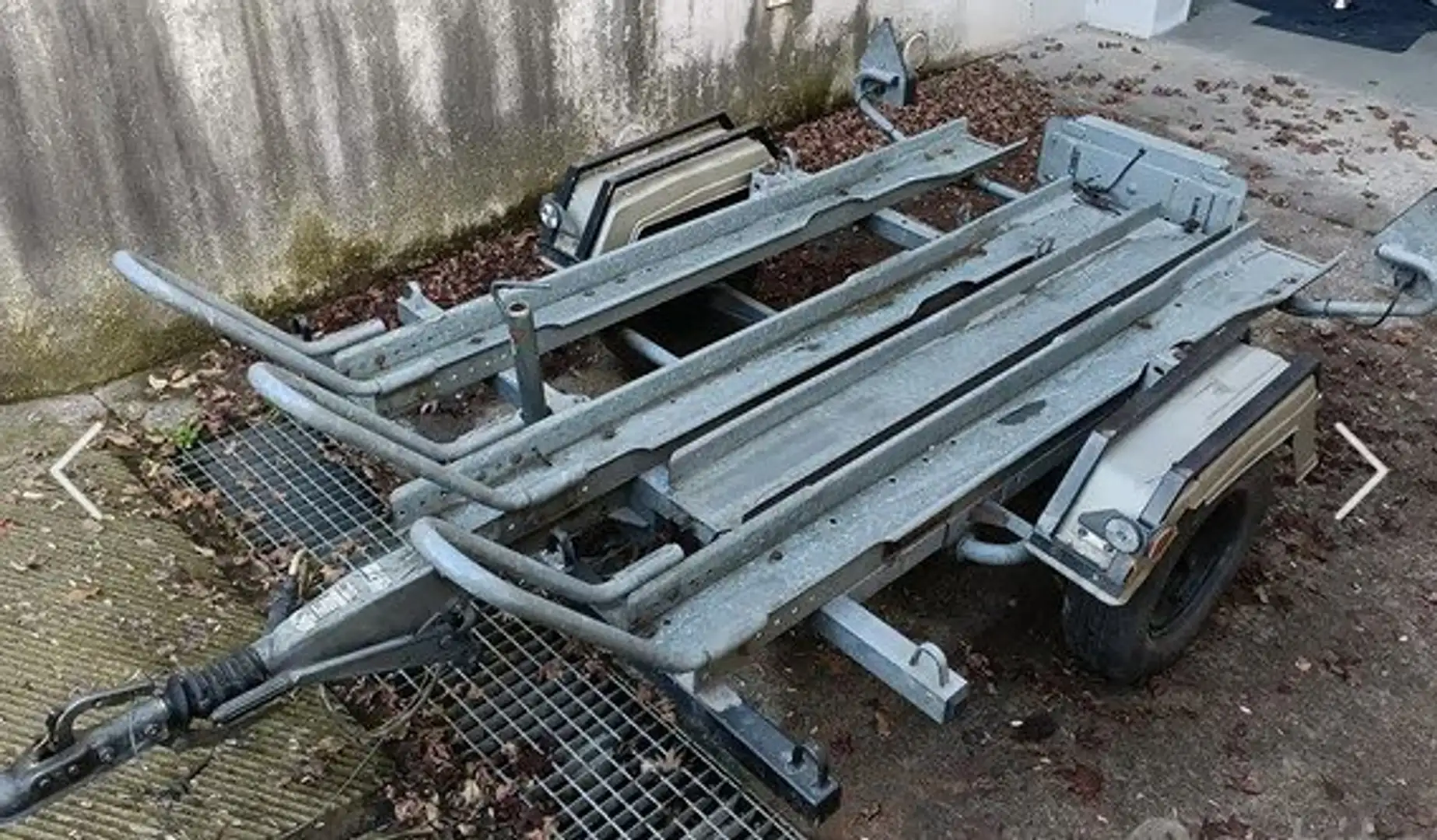 Trailer-Anhänger CARRELLO RIMORCHIO MOTO Argintiu - 1