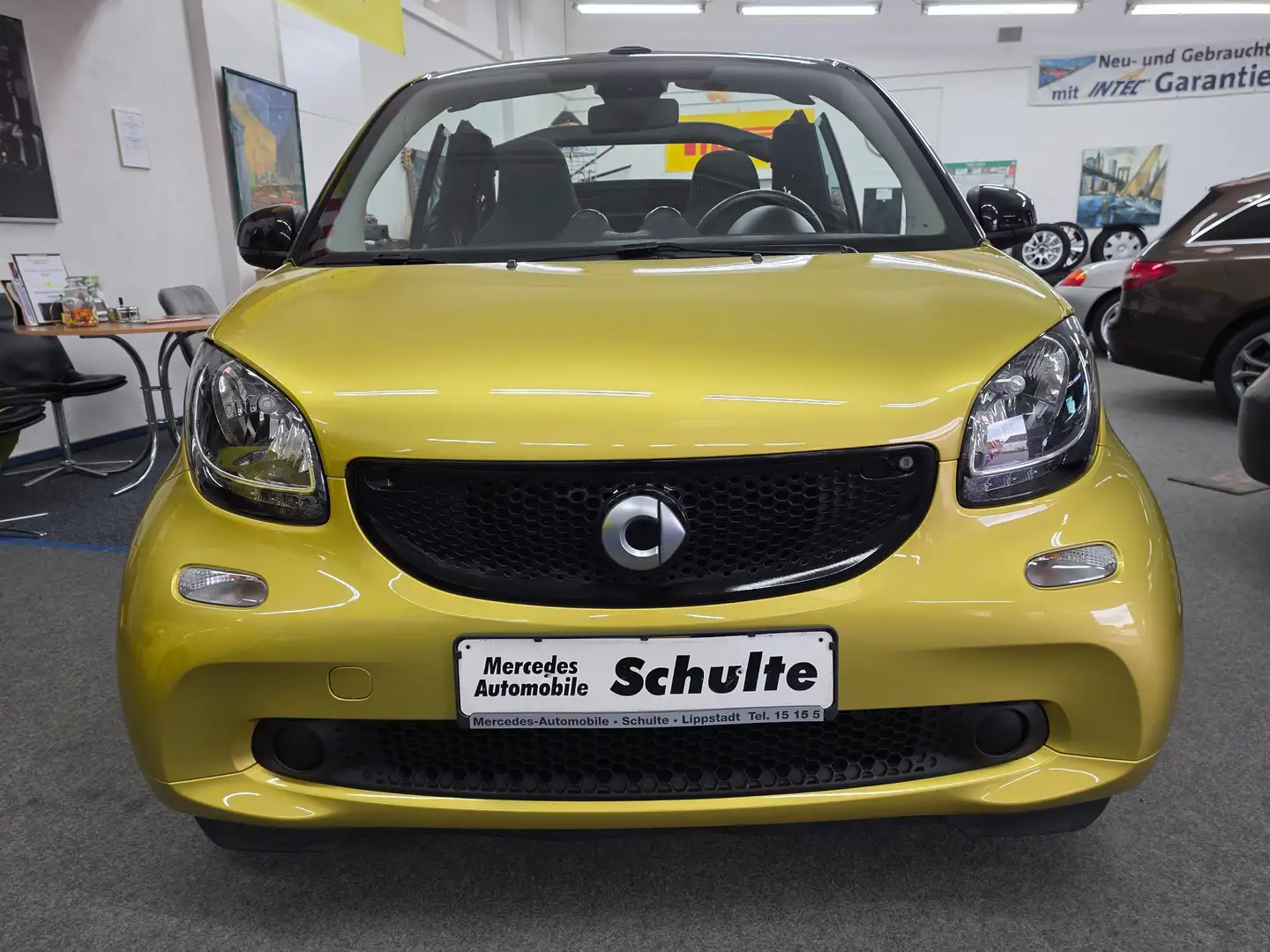 smart forTwo smart fortwo cabrio twinamic passion PT,Shz,Klima Geel - 2