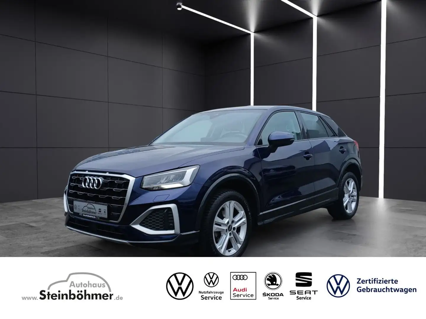 Audi Q2 Advanced 35 1.5 TFSI S tronic Navi LED Klima Blau - 1