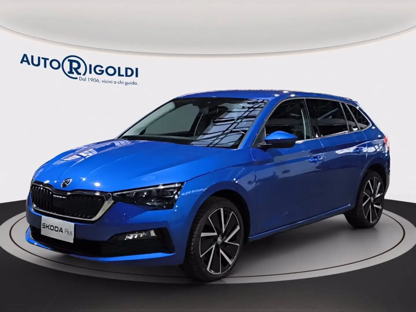 Skoda Scala 1.6 tdi ambition 115cv dsg Bleu - 1